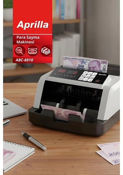 Aprilla Abc-8810 Otomatik Para Sayma Makinesi