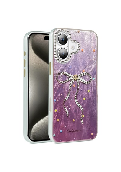 Newface - 751 - Apple iPhone Uyumlu 16 Kılıf Blade Aynalı Desenli Kapak - - Csmo-tex - Desen 1