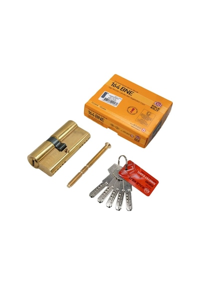 Kale Kilit 164bne Bilyalı Barel Kilit Göbeği 68 Mm Sarı