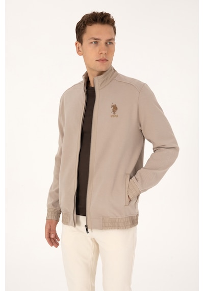 U.s. Polo Assn. Erkek Koyu Bej Hırka Örme 50309988-vr088 Koyu Bej