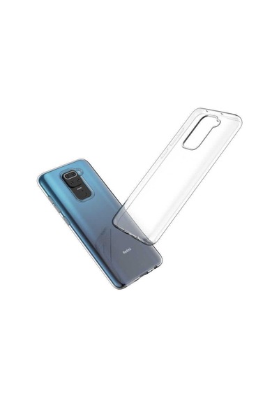 Xiaomi Redmi Note 9 Kılıf Zore Şeffaf Ince Ve Esnek Süper Silikon Renksiz