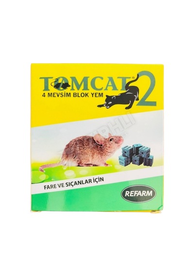 4 Adet Tomcat 2 Blok Yem Fare Ve Sıçanlar İçin