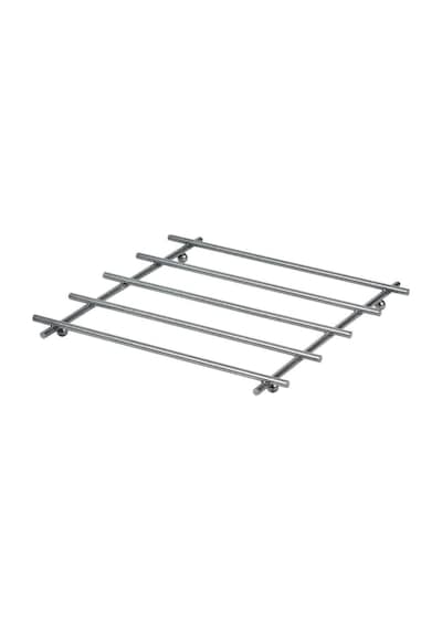 Edora Home 4'lü Gümüş Servis Sunum Seti, Peçetelik, Kağıt Havluluk, Nihale, Ekmeklik - Metal Paslanmaz