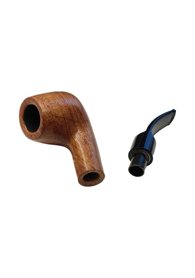 Falconetti 9 Mm. Kahverengi Sandalwood Eğimli Sap Ahşap Pipo Rd40