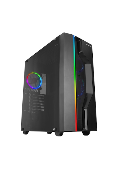 Rampage 600W 80+ Bronze Alpha-X Gamıng Mİd-Tower Bilgisayar Kasası Siyah