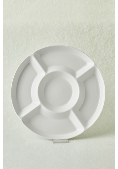 Karaca Basic 5 Bölmeli Sunumluk 30 Cm Beyaz