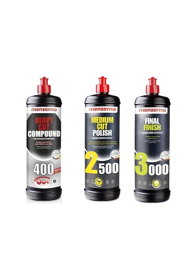 Menzerna 3 Lü Set 400-2500-3000 1 Litre