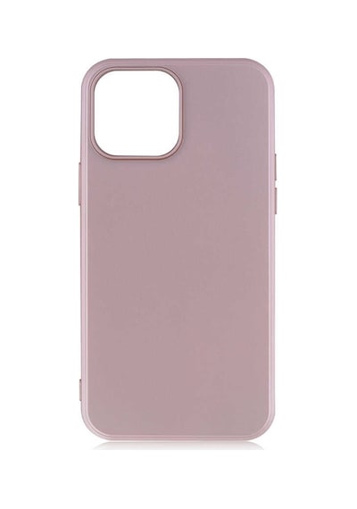 Noktaks - Apple Uyumlu iPhone 13 Pro Max - Kılıf Mat Renkli Esnek Premier Silikon Kapak - Rose Gold