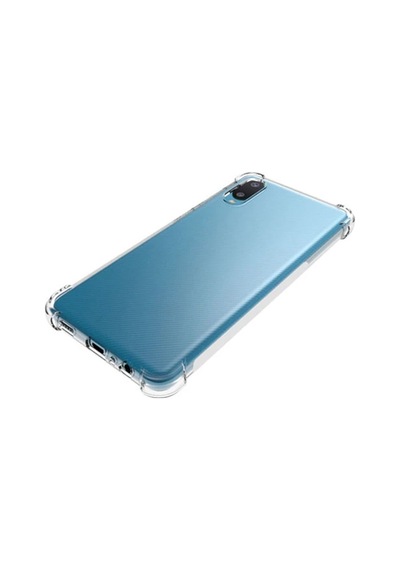 Sm Galaxy Uyumlu A02 - M02 Anti-drop Shockproof Darbe Emici Silikon Kılıf- 5775 Şeffaf