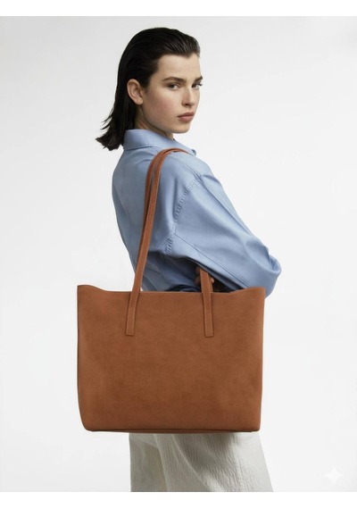 Bbbutikbasic Dora Nubuk Çanta Hn1090 taba