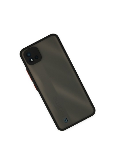 Realme C11 2021 Uyumlu Kılıf Montreal Silikon Kapak - Siyah