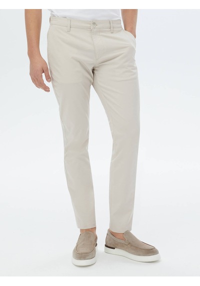 Kip Vizon Dokuma Slim Fit Casual Pantolon Vizon