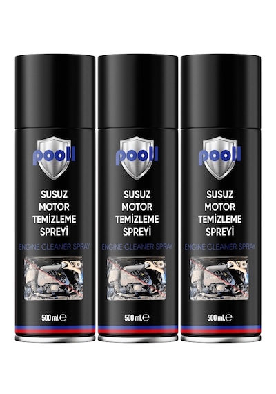 Susuz Motor Temizleme Spreyi 500 Ml 3 Adet Motor Temizleme Spreyi Motor Yıkama Spreyi