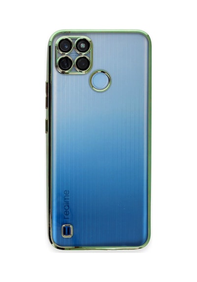 Realme C25y Kılıf Razer Lensli Silikon - Yeşil Bz8683140484361