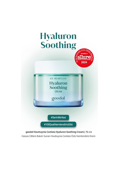 Hassas Ciltlere Bakım Sunan Nemlendirici Krem Goodal Houttuynia Cordata Hyaluron Soothing Cream