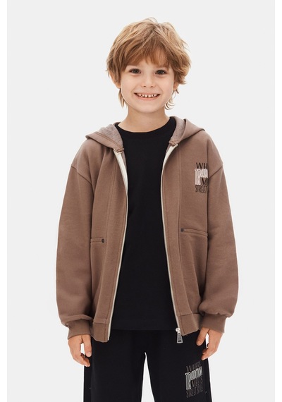 Xo Kids Erkek Çocuk Hırka 8-14 Yaş 49315 Kahverengi