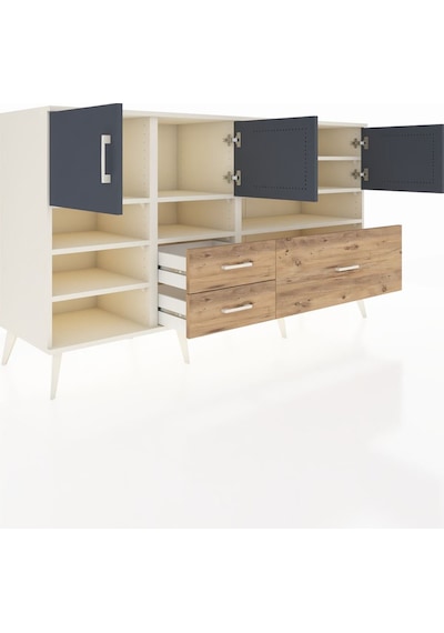 Kronos Konsol 8 Raflı 3 Çekmeceli 4 Kapaklı 176x59x99 Aytaşı-antr Aytaşı-antrasit/çam Kronos Konsol 8 Raflı 3 Çekmeceli 4 Kapaklı 176x59x99 Aytaşı-antr Aytaşı-antrasit/çam