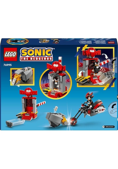 LEGO® Sonic the Hedgehog™ Shadow the Hedgehog Kaçışı 76995 - 8+ Video Oyunu Seven Çocuklar için Oyuncak Yapım Seti (196 P)