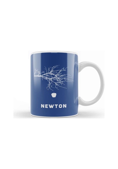 Maths And Science Isaac Newton Apple Tree Kupa Bardak Porselen Karışık