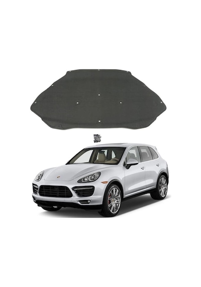 Porsche Cayenne 2015-2017 Motor Kaput İzolasyonu 95855683120