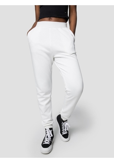 Loose Fit Kadın Eşofman Altı Beyaz