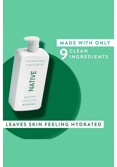 Native Okaliptüs & Nane Vücut Şampuanı 1064ml Okaliptüs