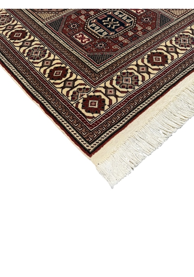 El Dokuma Sıfır Bünyan Halısı 150x230 Krem Gülkurusu 4 M2 %100 Yün Halı