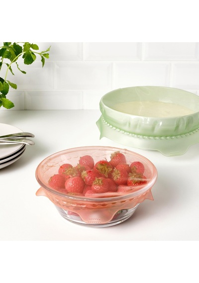 Övermatt Yiyecek Koruyucu, Pembe-yeşil Pembe-yeşil Çok Renkli