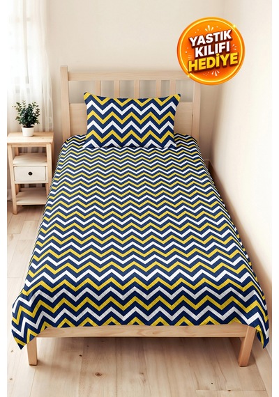 Lacivert Geometrik Zigzag Genç Odası Tek Kişilik Pike Takımı - Sarı 160x220 Cm Kapitone Yatak Örtüsü Günbatımı Doku Rüyası Lacivert Geometrik Zigzag Genç Odası Tek Kişilik Pike Takımı - Sarı 160x220 Cm Kapitone Yatak Örtüsü Günbatımı Doku Rüyası