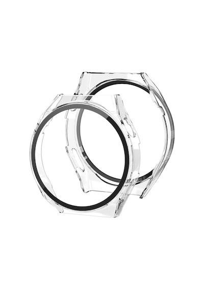 Muratech Newface Huawei Watch Gt3 46mm Dota Camlı Kasa Ekran Koruyucu - Şeffaf