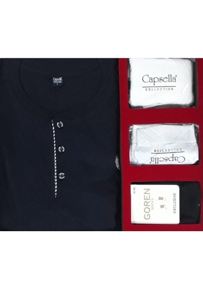 Capsella 2000 6'Lı Çeyizlik Kısa Kol Şortlu Pijama Takımı