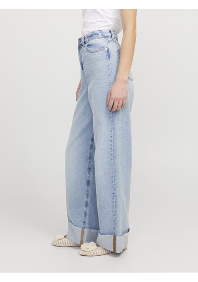 Jack & Jones Kadın Wide Leg Jean - Tokyo - 12269083 Light Blue Denim