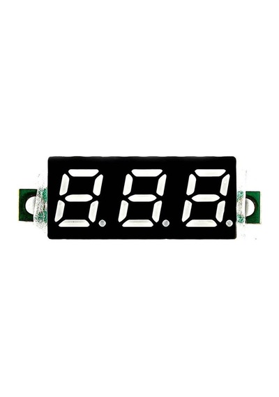 0.28 İnç 3.5-30v İki Kablolu Dc Kırmızı Voltmetre