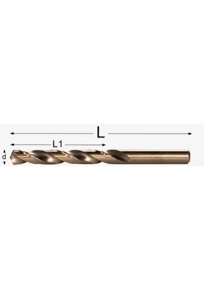 Drillcraft 1,70mm Hss-e Co Altın Seri Matkap Ucu Paslanmaz Ucu 10'lu