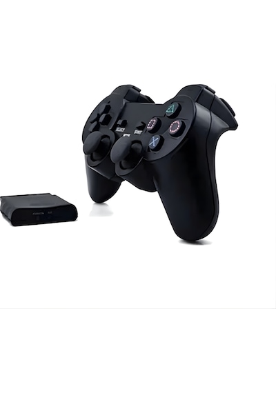 Platoon Kablosuz Ps2 Oyun Kolu 2.4ghz Çift Titreşimli Wireless Gamepad Alıcılı