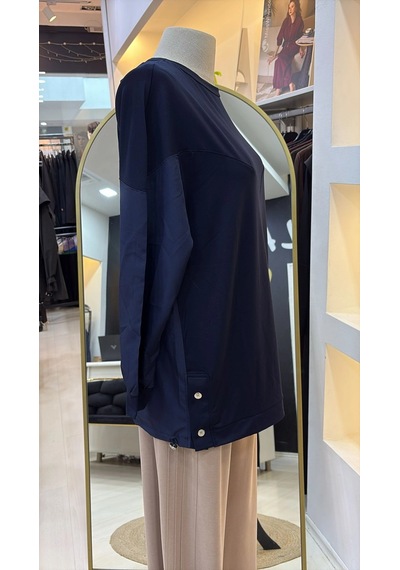 Qmash Penye Tunik Lacivert 6193