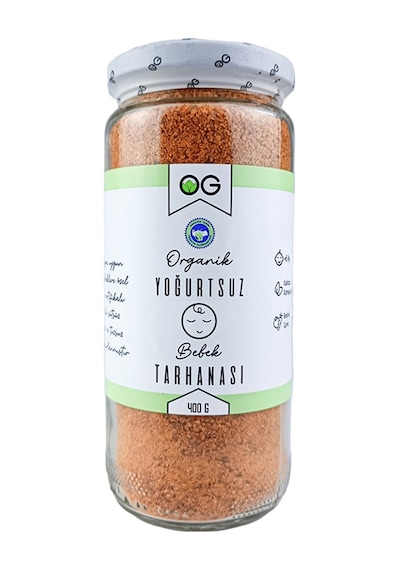 OG natural Organik Yoğurtsuz Bebek Tarhanası 400 G