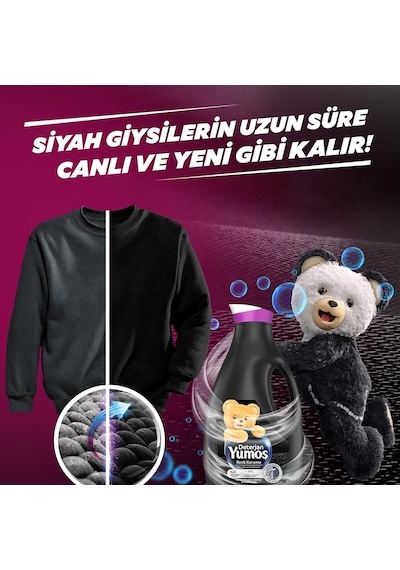 Yumoş Sıvı Siyah 1690 ML