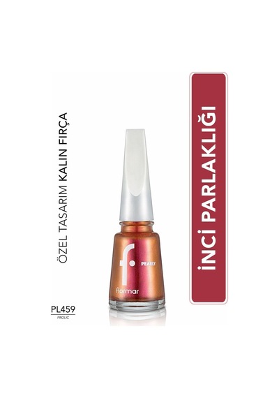 Flormar Pearly Yarı Şeffaf Sedefli Parlak Oje PL459 Frolic