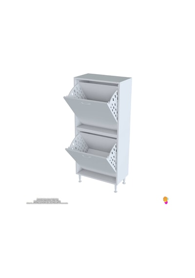 Modilayn İlkim Modern Çamaşır Ünitesi, 60x138x32,5 Cm Gizli 4 Göz Minimalist Akıllı Sepetli Dolap Beyaz Modilayn İlkim Modern Çamaşır Ünitesi, 60x138x32,5 Cm Gizli 4 Göz Minimalist Akıllı Sepetli Dolap Beyaz