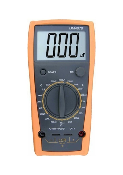 DM4070 dijital geniş LCD LCR metre manuel aralığı test cihazı