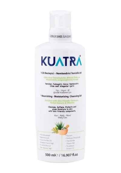 Kuatra Nemlendirici Besleyici Kokusuz Temizlik Jeli 500 ML