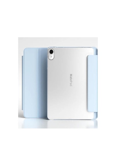 Huawei Matepad 11.5 İnç 2025 8gb / 128gb İle Uyumlu Kapak Smart Standlı 360 Tam Koruma Akıllı Pu Deri Kılıf - Mavi