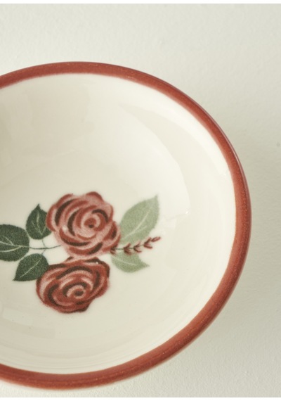 Rose Porselen Kase 13 Cm