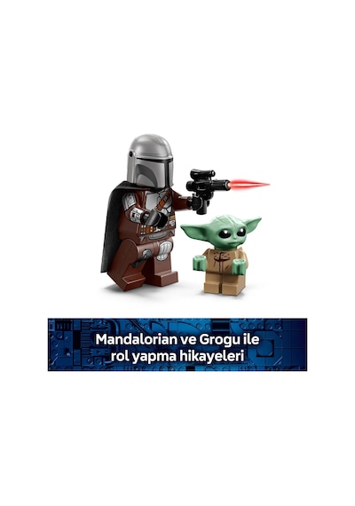 LEGO® Star Wars™ Mandalorian ve Grogu’nun Hız Motoru 75436 - 6 Yaş ve Üzeri için Minifigür İçeren Oyuncak Yapım Seti (58 Parça)
