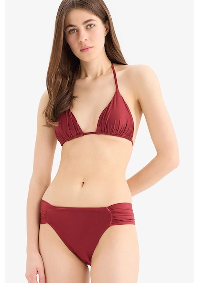 Defacto Saten Bikini Üstü-fall İn Love E0394ax25smbr285 Bordo