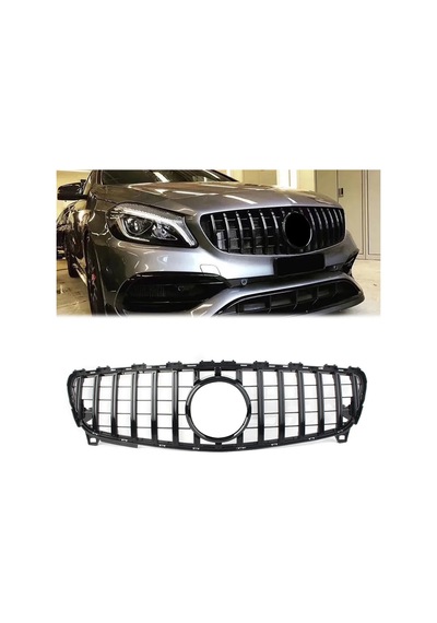 Mercedes A-class W176 Ön Panjur Parlak Siyah Piano Black Gtr Model 2016-2018