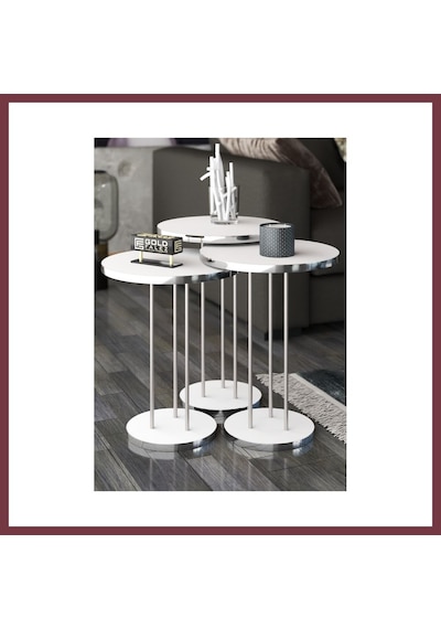 Storeşahin Gümüş Terra Zigon Beyaz 3'lü Shn0720