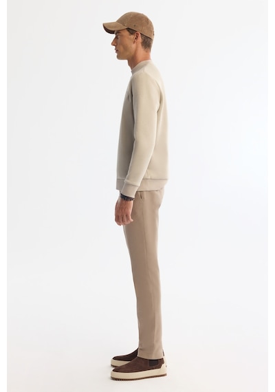 Avva Erkek Taş Bisiklet Yaka 3 İplik Şardonlu Baskılı Regular Fit Sweatshirt A42y1306