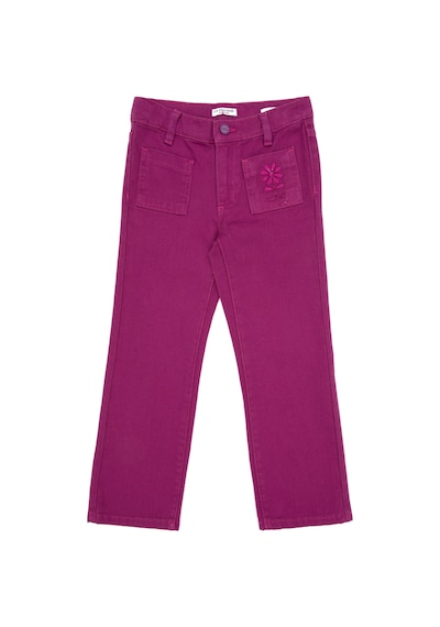 U.s. Polo Assn. Kız Çocuk Menekşe Pantolon Kanvas-chino 50314779-vr037 Menekse